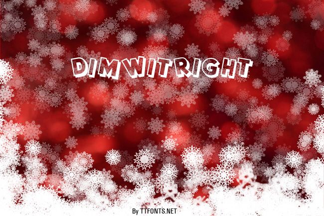 DimWitRight example