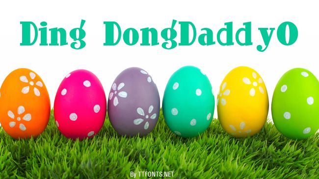 Ding-DongDaddyO example