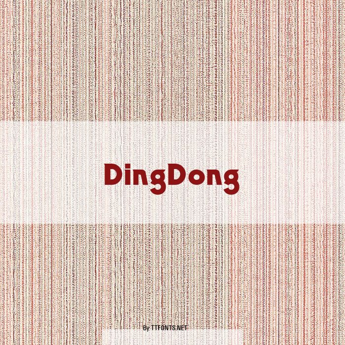 DingDong example
