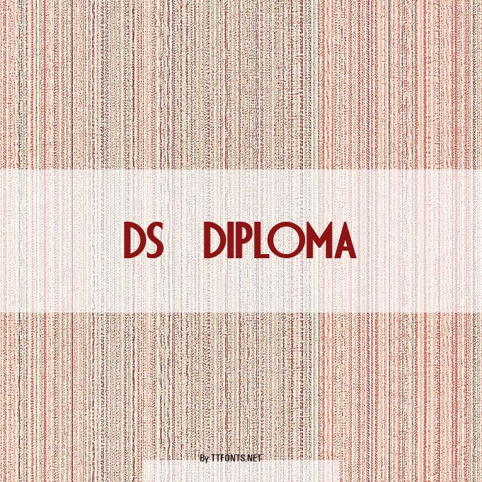 DS Diploma example
