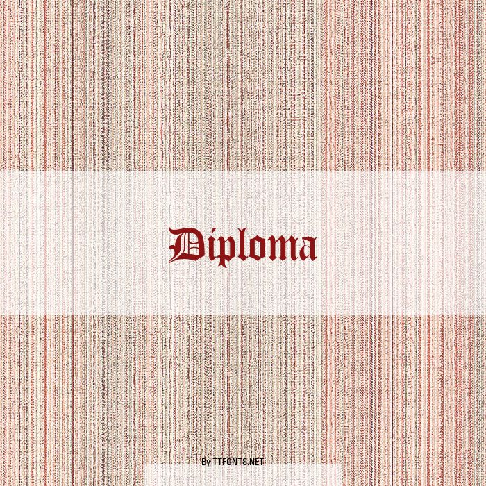 Diploma example