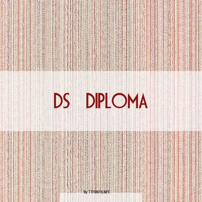DS Diploma example