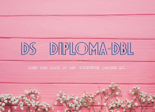 DS Diploma-DBL example