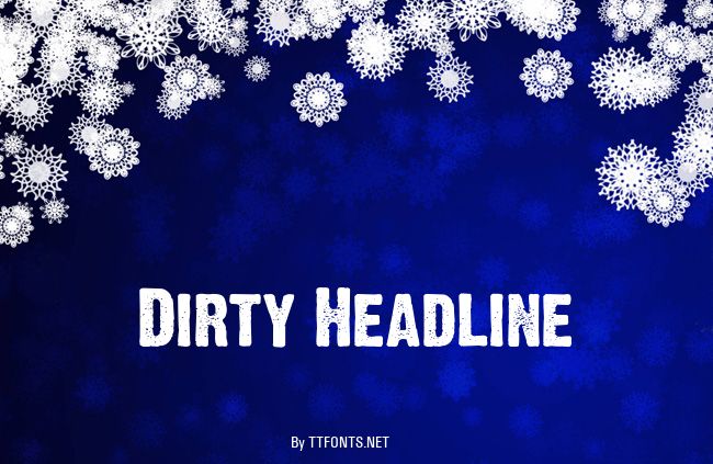 Dirty Headline example