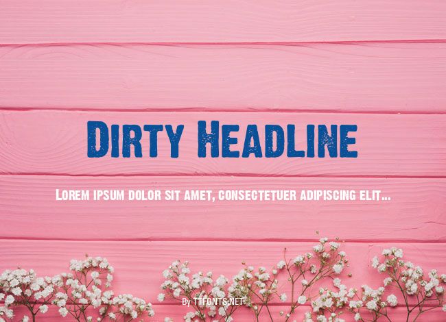 Dirty Headline example