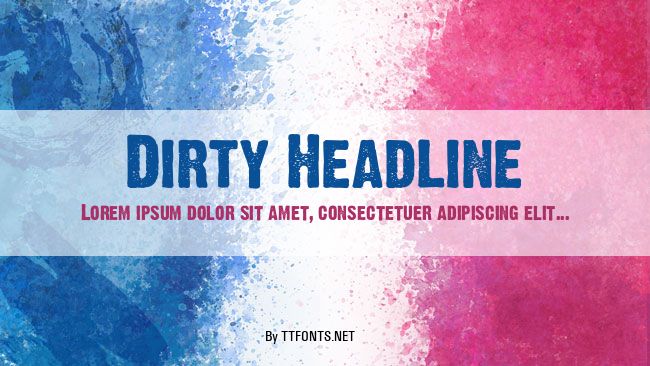 Dirty Headline example