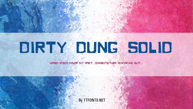 Dirty Dung Solid example
