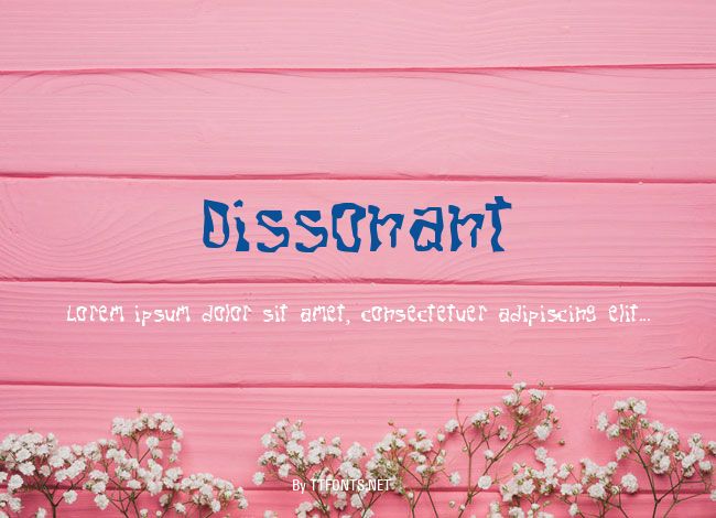 Dissonant example