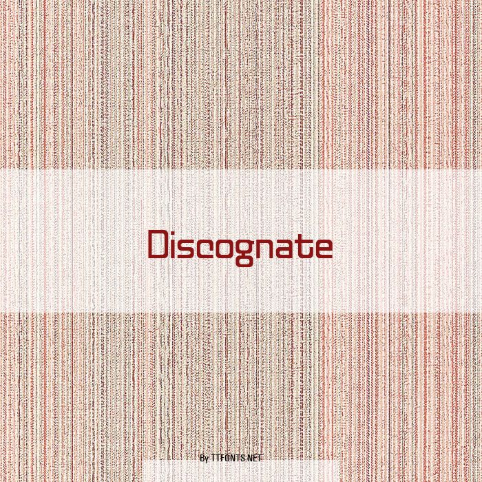 Discognate example