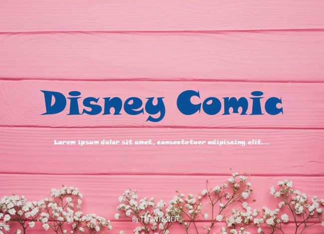 Disney Comic example