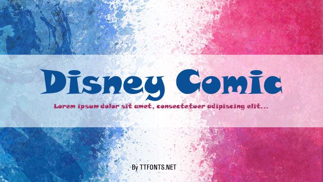 Disney Comic example