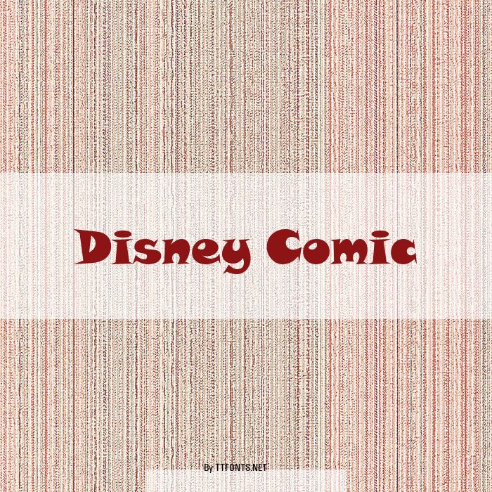 Disney Comic example
