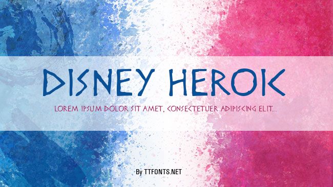 Disney Heroic example