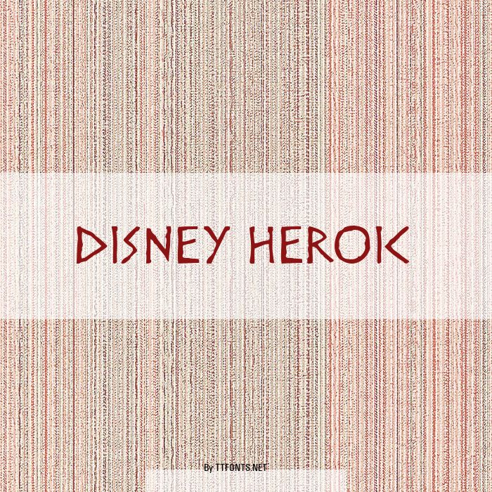 Disney Heroic example