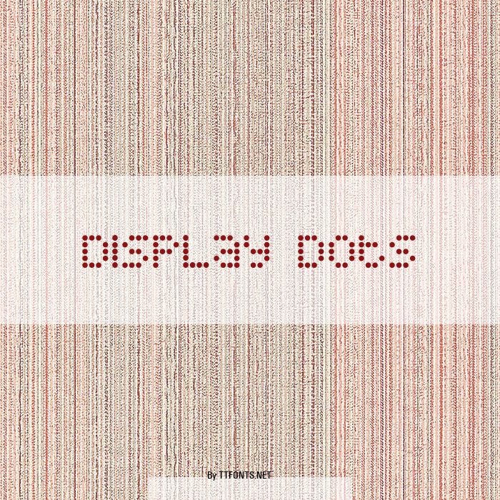 Display Dots example