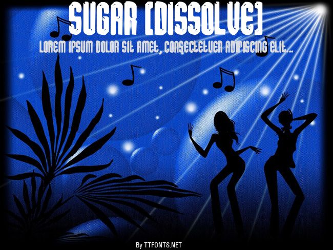 sugar [dissolve] example