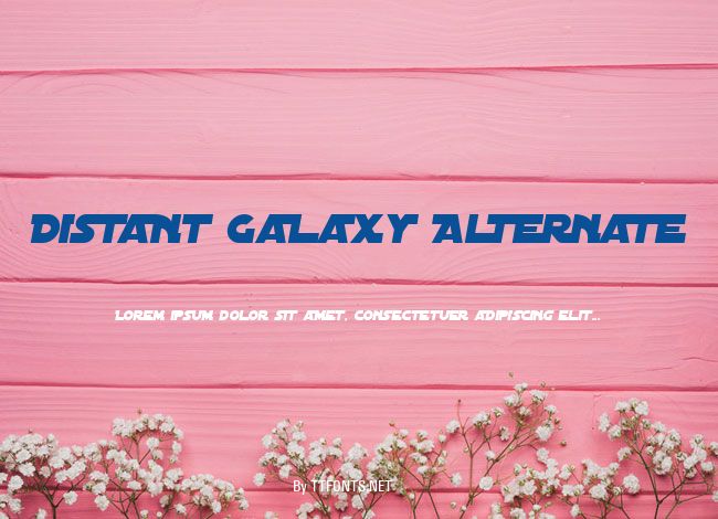 Distant Galaxy Alternate example