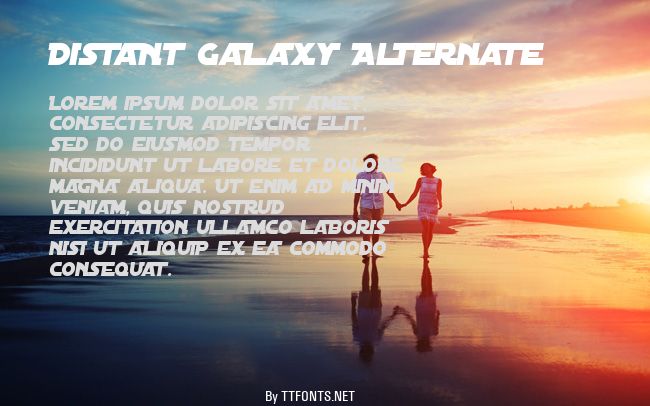 Distant Galaxy Alternate example