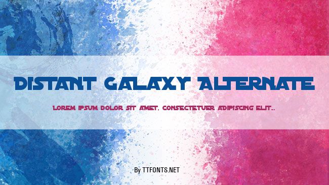 Distant Galaxy Alternate example