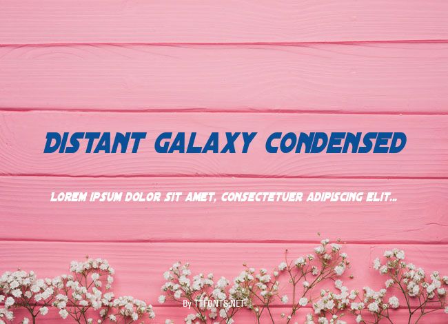Distant Galaxy Condensed example