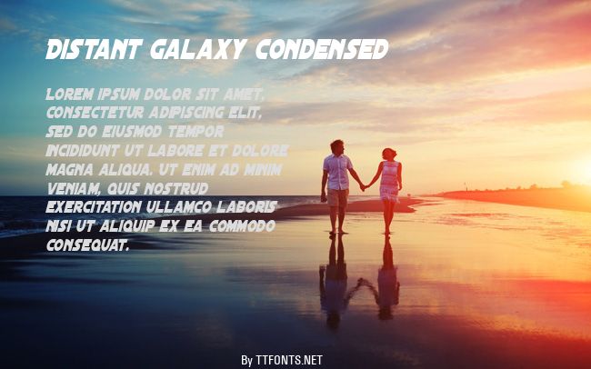Distant Galaxy Condensed example