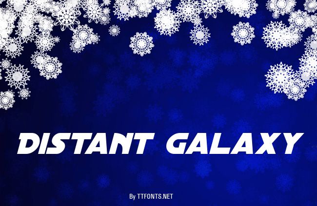 Distant Galaxy example