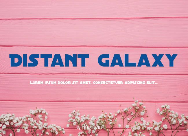 Distant Galaxy example