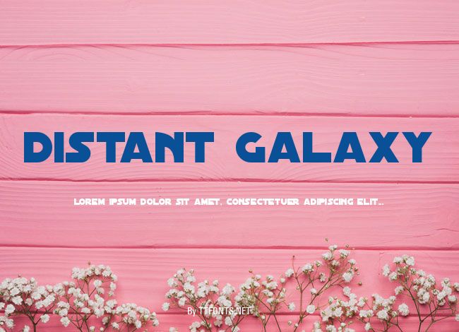 Distant Galaxy example