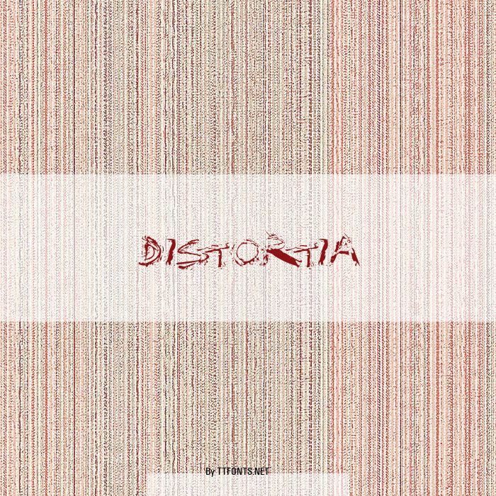 Distortia example