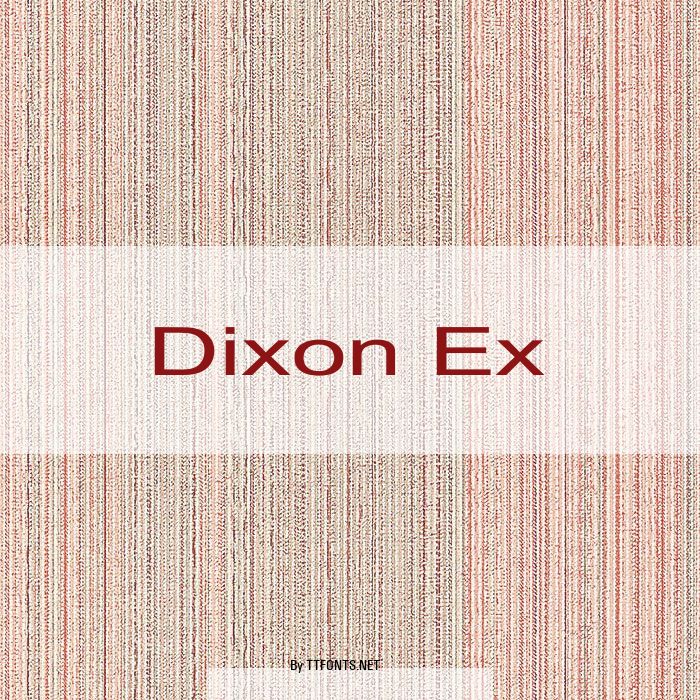Dixon Ex example