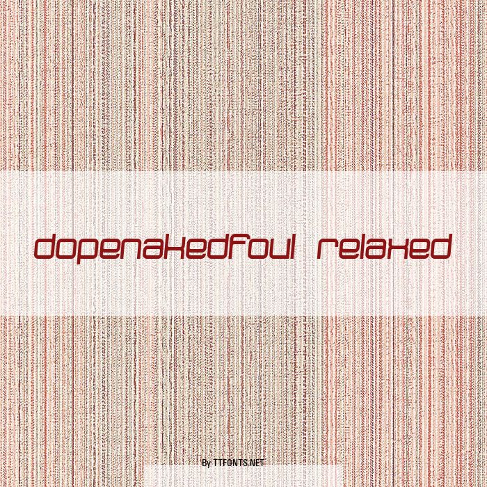 dopenakedfoul relaxed example
