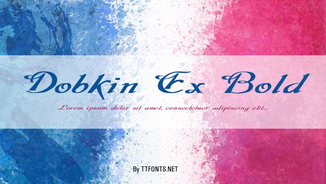 Dobkin Ex Bold example