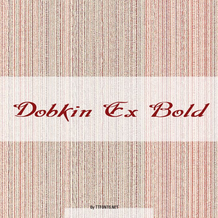 Dobkin Ex Bold example