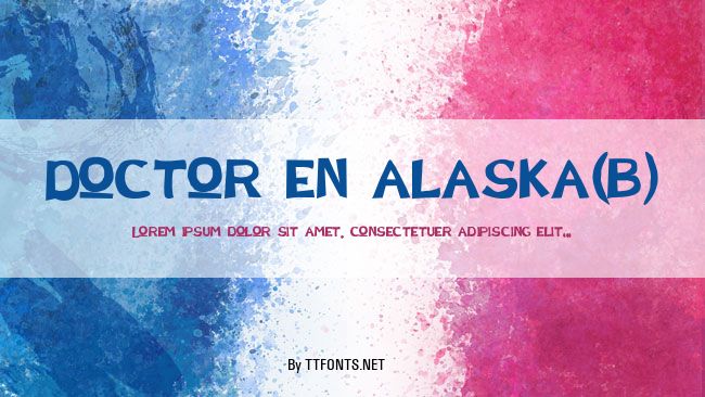 Doctor en Alaska(b) example