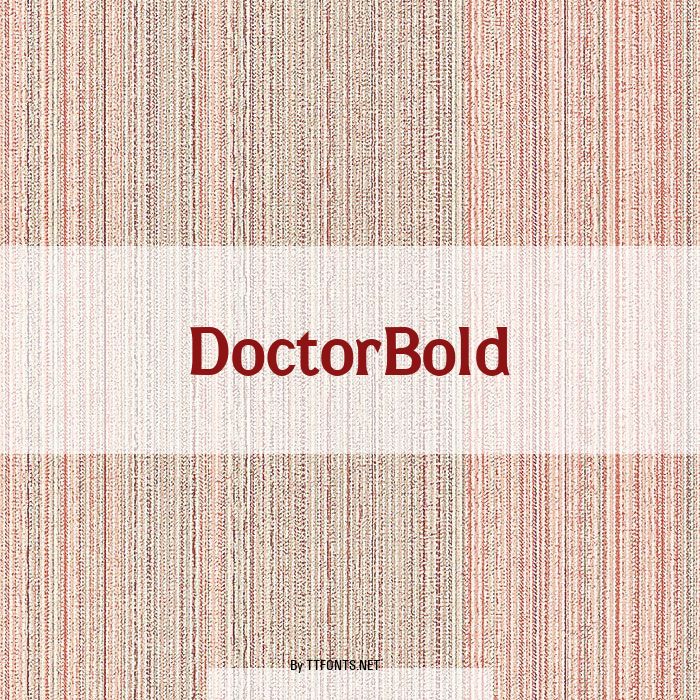 DoctorBold example