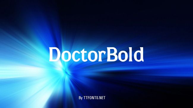 DoctorBold example