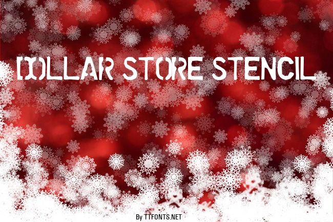 Dollar Store Stencil example