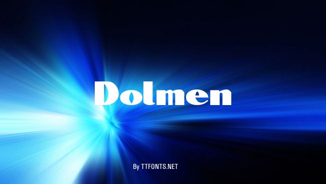 Dolmen example