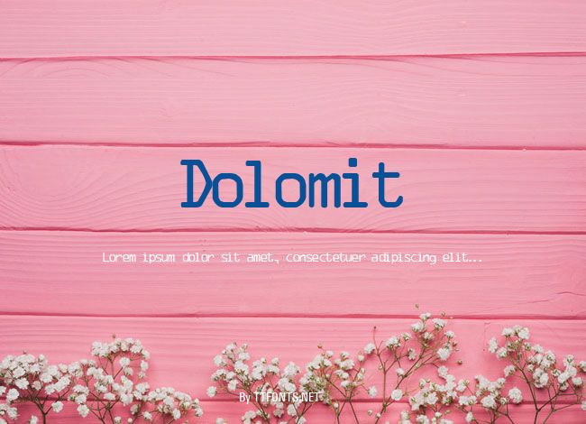 Dolomit example