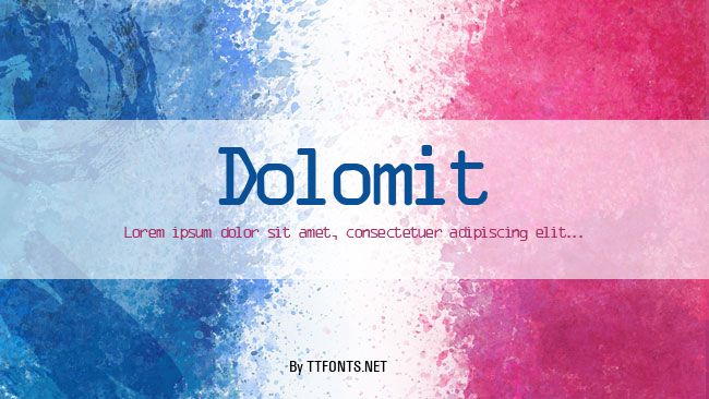 Dolomit example