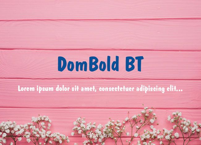 DomBold BT example