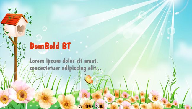 DomBold BT example
