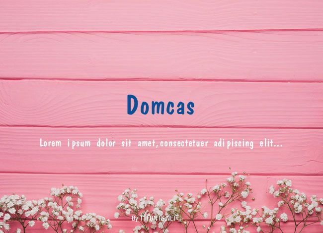 Domcas example