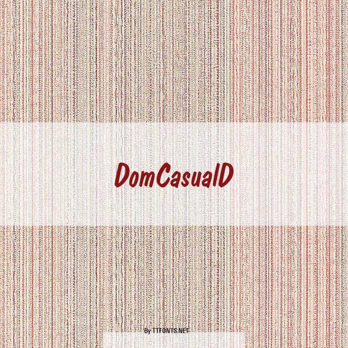 DomCasualD example