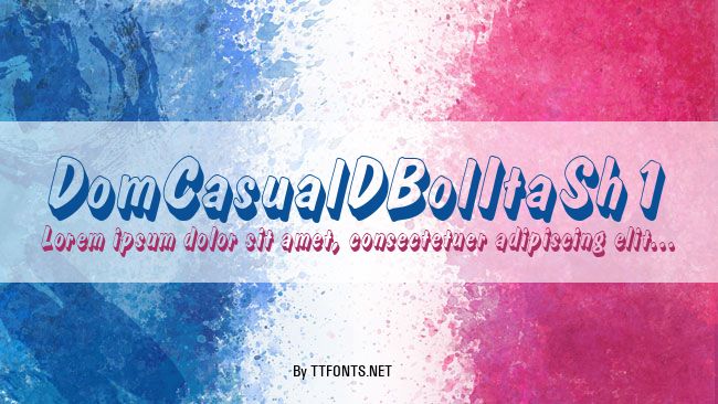 DomCasualDBolItaSh1 example