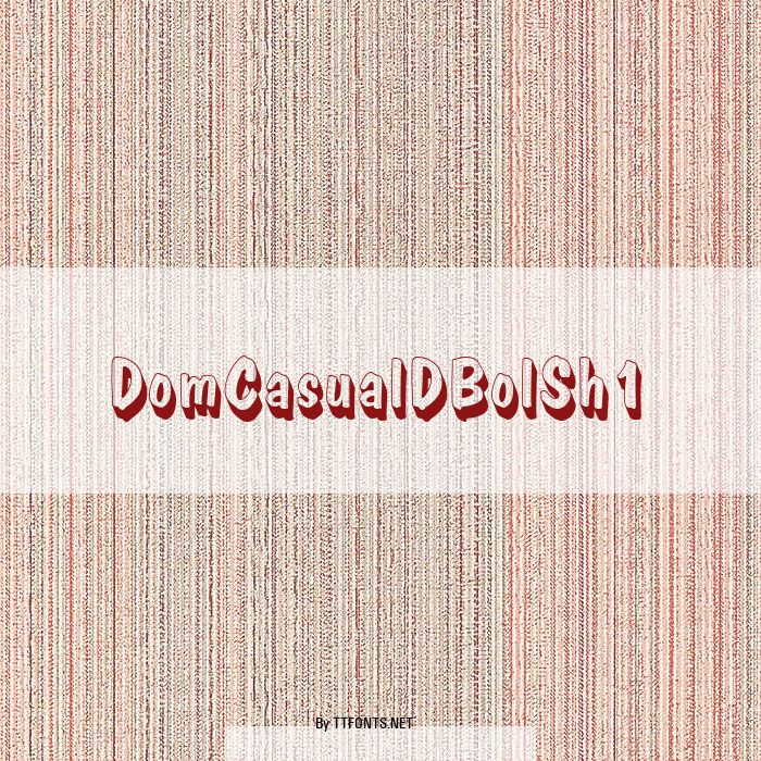 DomCasualDBolSh1 example
