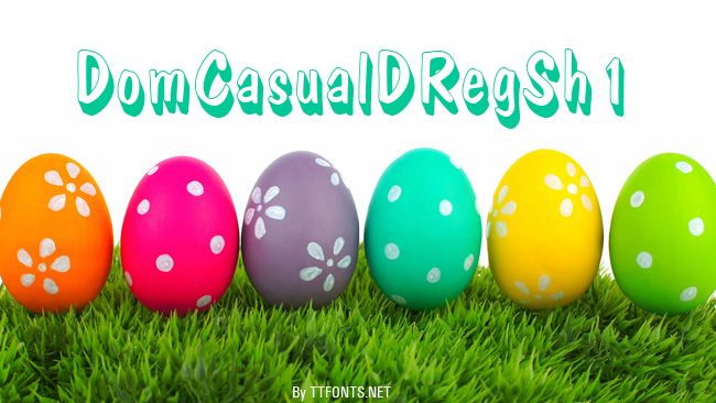 DomCasualDRegSh1 example