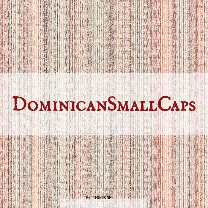 DominicanSmallCaps example