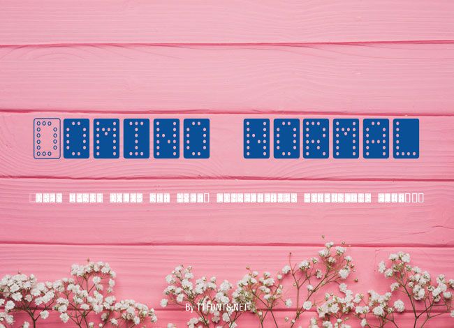 Domino normal example