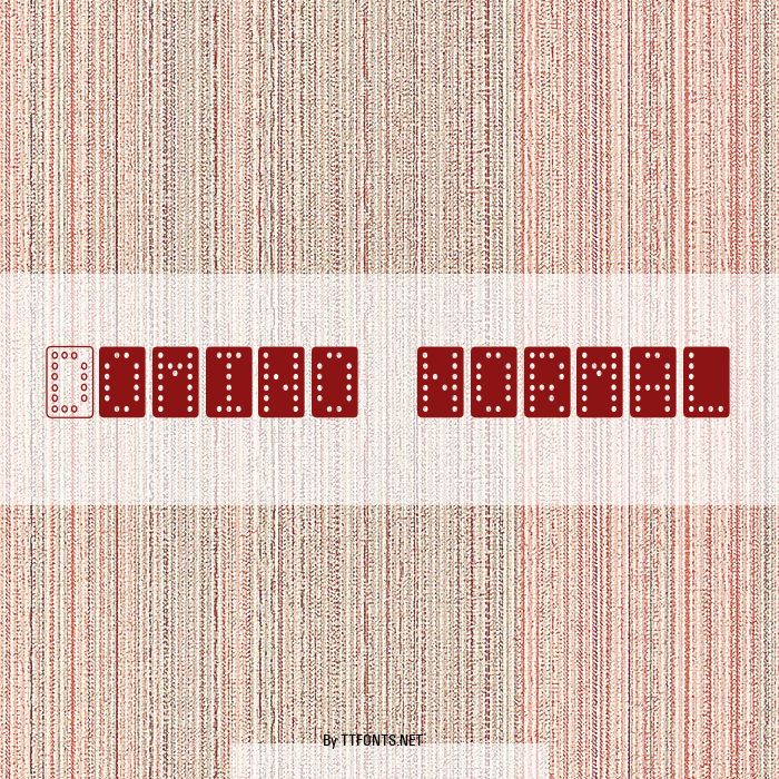 Domino normal example